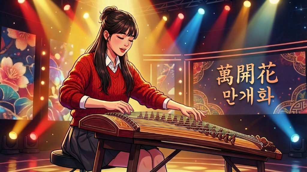 국악인 홍성윤 가야금 연주 - 萬開花 만개화