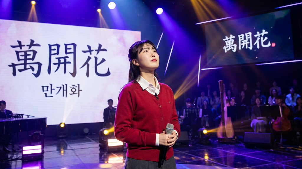 홍성윤 만개화 노래 - 萬開花 무대